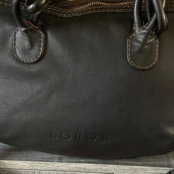 LOEWE Leather Logo Embossed Hobo - Picture 4 of 16